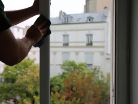 Professionnel nettoyant des vitres à domicile à Mérignac