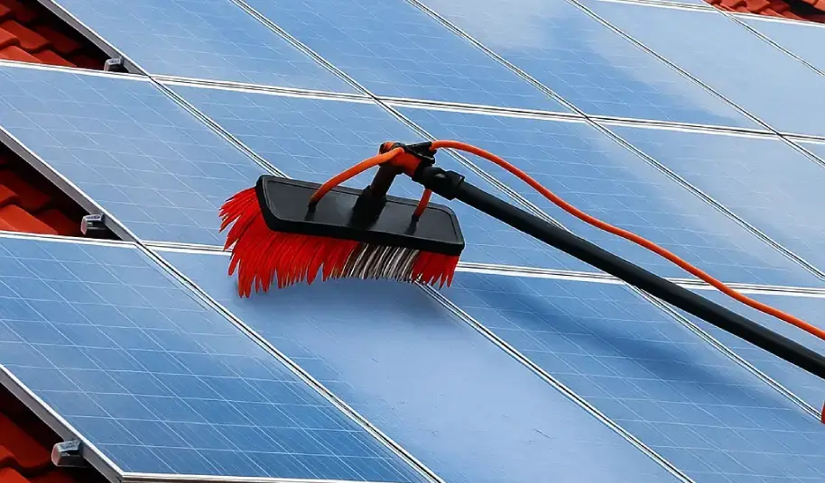 Nettoyage de panneaux solaires à Mérignac